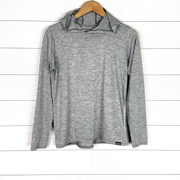 Patagonia Tops - Patagonia Capilene Cool Daily Hoody Sun Protective Shirt Light Gray Medium